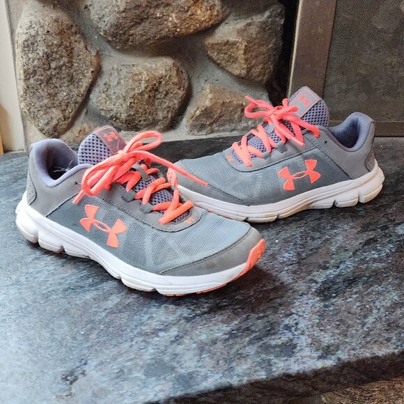 Under Armour Girls Rave Running Sneakers Size 5 - Picture 3 of 15